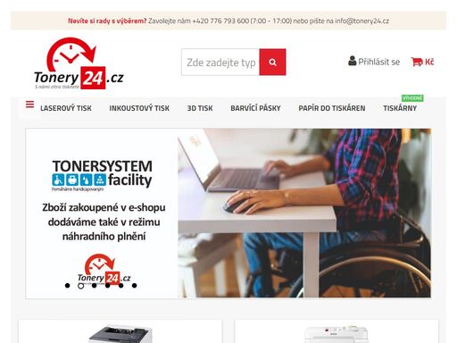 spolehlivý dodavatel tiskových řešení, více než 20 let tradice a spolehlivosti. kvalita prověřená 20tis klienty. vyrábíme a dodáváme tonery pro celou čr.