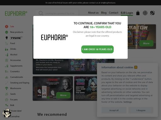 euphoria.eu - cbd oils, cbd drops, cbd and hemp chocolate, hemp biscuits and chips, hemp candy and chewing gum, hemp and cbd teas, hemp & cannabis beverages, cbd and hemp cosmetics, hhc vape pens, h4cbd cartridges