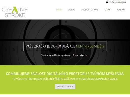 multikanálová digitální komunikační agentura creative stroke s.r.o. vám pomůže rozeběhnout nové nebo dávno nehybné věci.