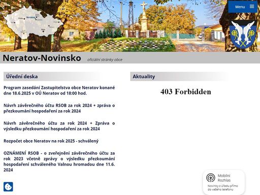 obec neratov se nachází v okrese pardubice, kraj pardubický.