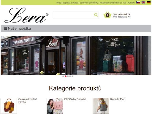 lera - internetová lékárna a kamenné lékárny