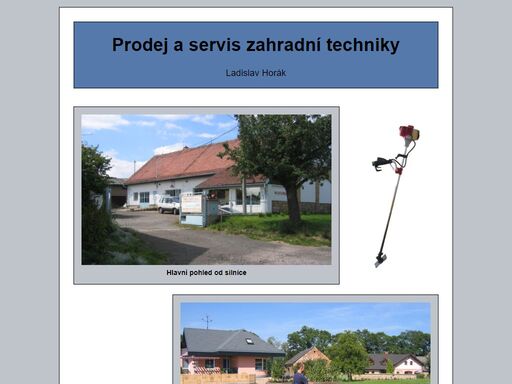 prodej a servis zahradní techniky