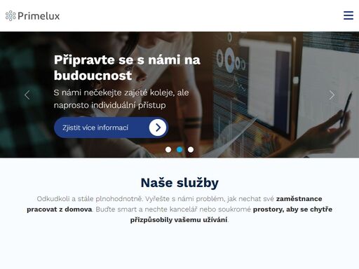odkudkoli a stále plnohodnotně. vyřešte s námi problém, jak nechat své zaměstnance pracovat z domova. buďte smart a nechte kancelář nebo soukromé prostory, aby se chytře přizpůsobily vašemu užívání.