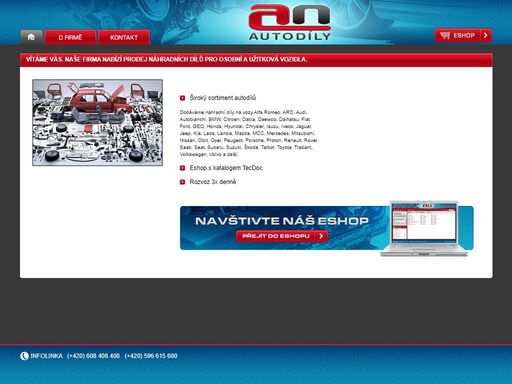 ceník karosářských dílu, světel, plastových dílů pro osobní a užtkové vozy. denní aktualizace stavu a cen. možnost online objednávky.