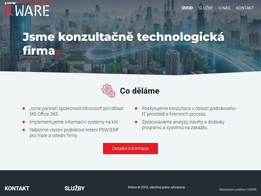 jsme kware. pomáháme firmám integrovat a rozvíjet crm systémy. chceme porozumět jejich byznysu a stát se dlouhodobým partnerem.