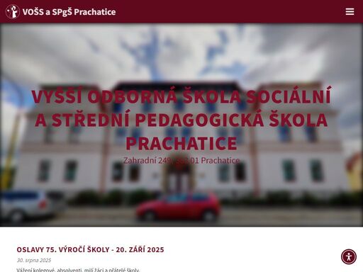 vyšší odborná škola sociální a střední pedagogická škola prachatice