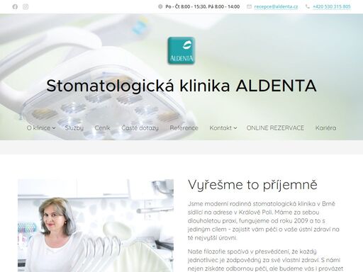 aldenta - úvod