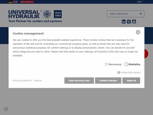 universal hydraulik designs innovative and customer-oriented systems  designing hydraulic systems, cooling systems, and heat exchangers which are used all over the world