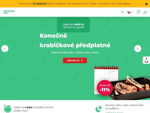 krabičková dieta na míru — více než 5000 spokojených klientů nechalo vaření na nás. chcete zhubnout? přejít na zdravé stravování? pomůžeme vám!