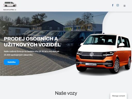 naše rodinná firma je na českém trhu již 30 let a má více jak 15 000 spokojených zákazníku. prodej užitkových vozidel. specializujeme se na volkswagen, opel, renault.