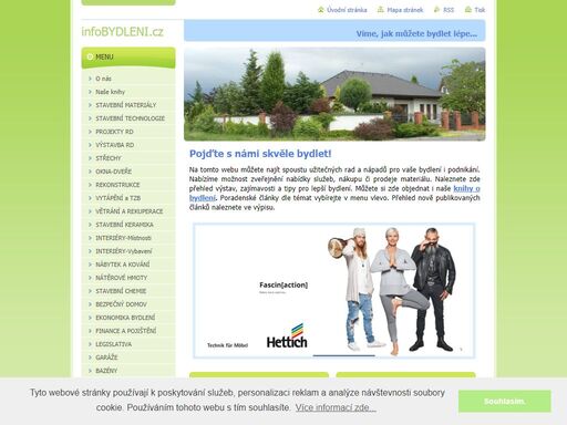 magazín pro bydlení, rodinný dům, byt a zahradu. názory odborníků, poradenství, prezentace technologií, produktů, služeb a firem. rady pro bydlení.