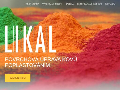 povrchové úpravy kovů poplastováním, galvanické úpravy povrchů, anodická oxidace, broušení, leštění kovů