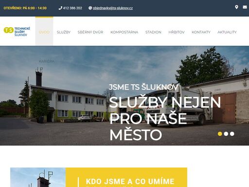 oficiální stránky technických služeb šluknov, spol. s r.o.