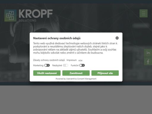 společnost kropf solutions je spolehlivým partnerem v oblasti průmyslové automatizace a zpracovávání a vizualizace dat.
