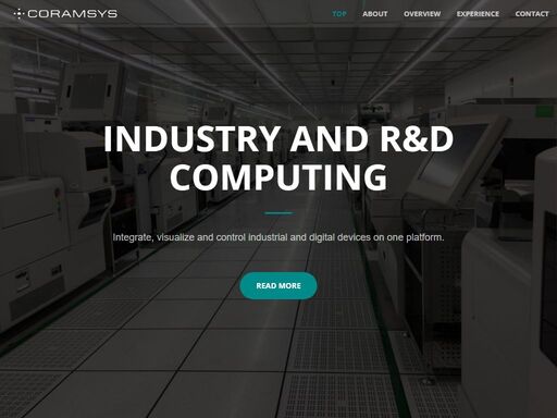 coramsys presentation website.