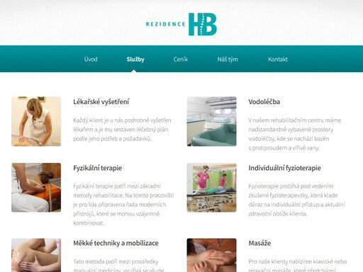 rehabilitační centrum rezidence hb nacházející se v horní bříze nabízí komplexní rehabilitační péči pro děti i dospélé.