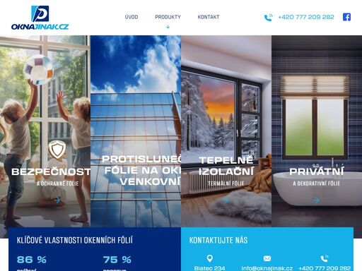 výroba, prodej a montáž okenních fólií olomouc. protisluneční fólie, bezpečnostní fólie, privátní fólie, tepelně izolační fólie.