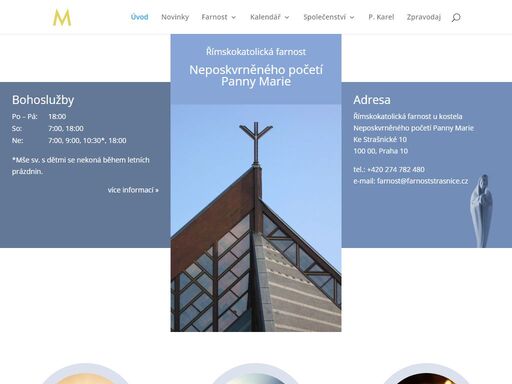 římsko-katolická farnost neposkvrněného početí panny marie v praze 10 - strašnicích
