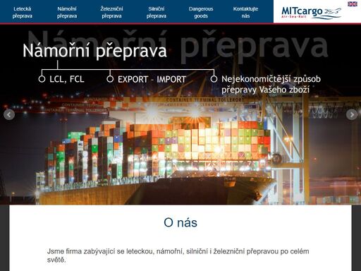 letecká, železniční, námořní a silniční přeprava, malo i velkonákladová přeprava, dangerous goods
