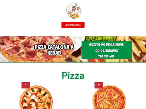 rozvážíme pizzu a kebab po městě pehlřimov. můžete si u nás objednat také hranolky, noky nebo zdravý salát.
