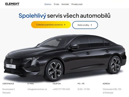 elementcar vám zaročí prvotřídní servis všech vozů se specializací na peugeot a citroën