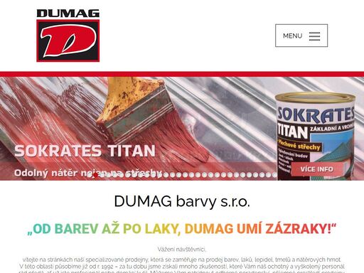 naše společnost nabízí fasádní barvy - omítky, průmyslové barvy, laky, barvy ve spreji, malířské barvy a potřeby, lepidla, tmely a míchání barev.