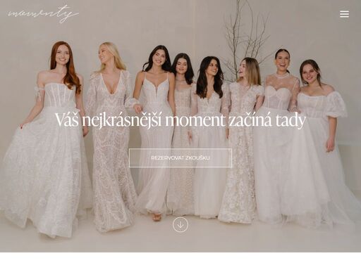 svatební studio momenty - svatební šaty, boho svatební šaty.