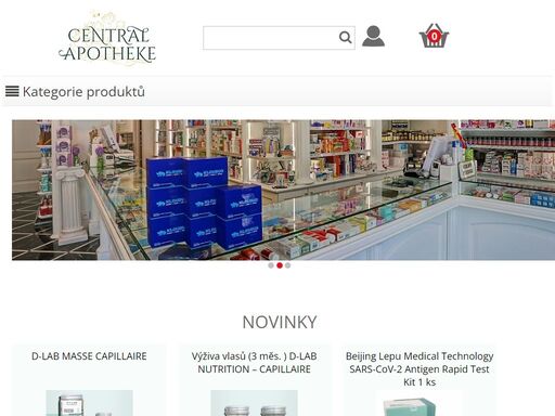 lékárna central apotheke - internetová lékárna a kamenné lékárny