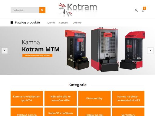kotram s.r.o. - kamna na olej mtm - levné teplo pro vaši garáž, dílnu, sklad, montážní haly apod.
