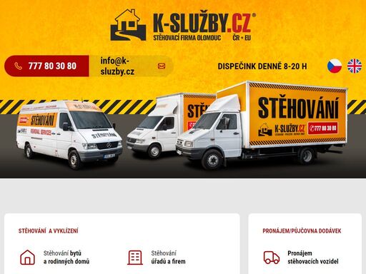 profesionální řešení rychlého a šetrného stěhování firem a domácností. dále vyklízení, likvidace odpadu, autodoprava, údržba zeleně... garance konečné ceny!