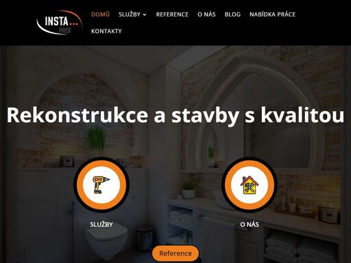 rekonstrukce bytových jader, renovace koupelen i wc a veškeré práce s tím související jako je elektroinstalace, vodoinstalace či zednické práce.