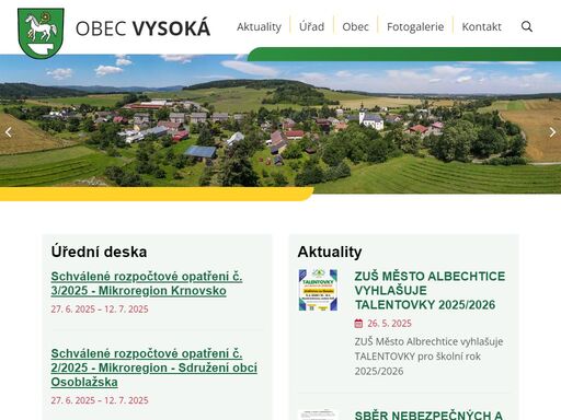 obec vysoká