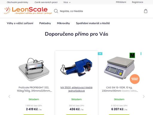profesionální obchod s váhami a pokladnami pro eet ? pokladny eet pro e-tržby, váhy, vážicí systémy ? otevřeno denně, sobota a neděle dle telefonické dohody...