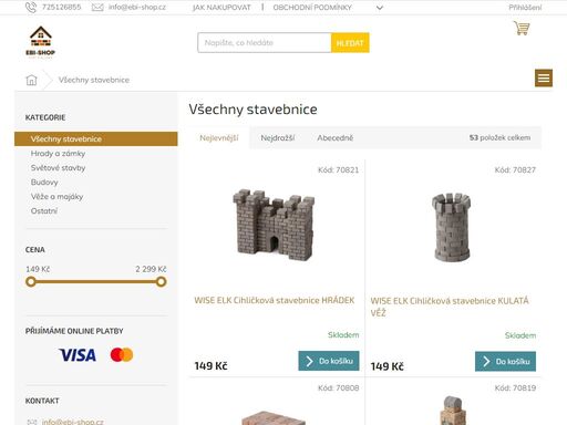 ebi-shop cihličkové stavebnice z přírodních materiálů. zabaví
rozvíjí jemnou motoriku
podporují soustředění
posilují logické myšlení
utužují vztahy

 