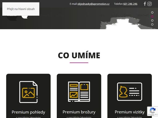 tiskárna a reklama apromotion, digitální velkoformátový a maloformátový tisk. letáky, plakáty, brožury, katalogy, vizitky, reklamní předměty, bannery. parcíální lakování. metalická ražba