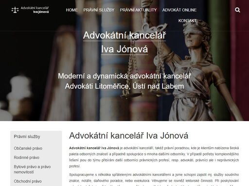 mgr. et bc. iva jónová, ll.m., advokát, komplexní právní služby, advokáti litoměřice. 