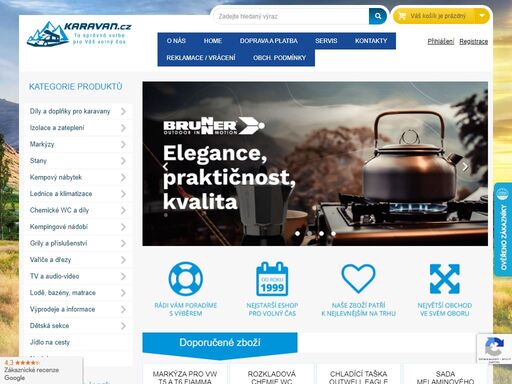 prodej příslušenství, doplňků a náhradních dílů pro karavany. návody k použití a tipy pro caravan a camping. zastoupení německých velkoobchodů od r. 1999.