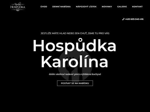 hospůdka karolína praha a pivnice u jeníčka na stejné adrese