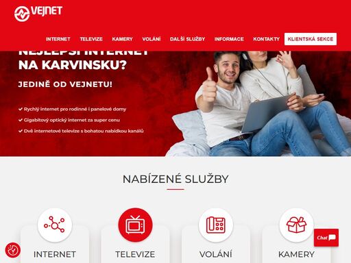 poskytujeme rychlý, levný a spolehlivý internet v karviné, havířově, petřvaldu, petrovicích u karviné, těrlicku, horní suché, dětmarovicích, horních bludovicích, doubravě, orlové lutyni a okolí.