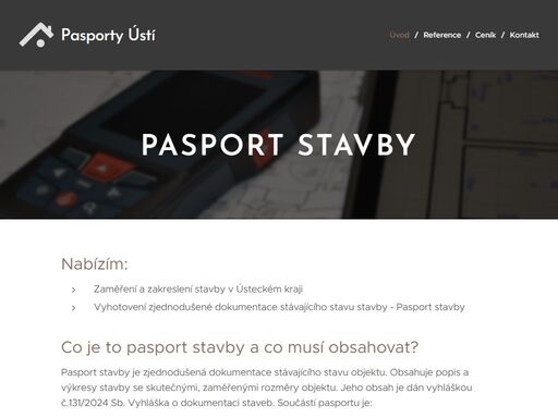 co je to pasport stavby a co musí obsahovat?
