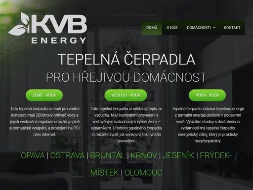 tepelná čerpadla jsou vhodným řešením pro ohřev a předehřev topné vody, ohřev vody v bazénu, přípravu teplé vody a teplovzdušné vytápění. využití tepelných čerpadel je navíc šetrné k přírodě.