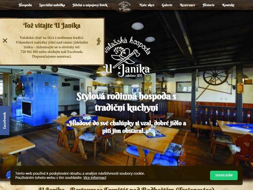 hledáte restaurace frenštát? valašská hospoda u janíka - frenštát pod radhoštěm. čerstvá a lahodná jídla z kvalitních surovin. přijďte si pochutnat.