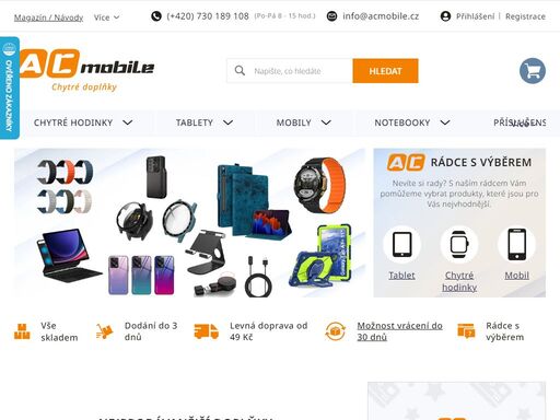 obaly, kryty, příslušenství a doplňky k vašim tabletům, mobilním telefonům a chytrým hodinkám. specializujeme se na všechny novinky na trhu!
