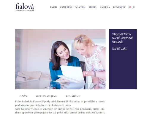 fialová advokátní kancelář poskytuje klientům již více než 15 let prvotřídní a vysoce profesionální právní služby ve všech oblastech práva.