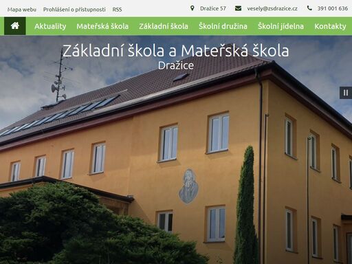 oficiální webové stránky zš a mš dražice