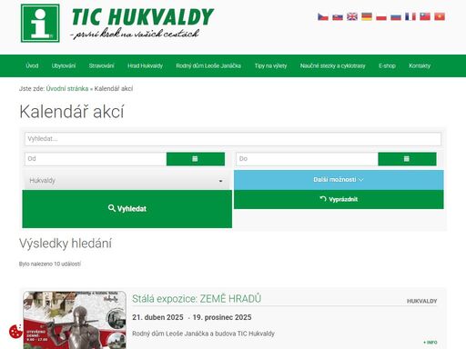 informační centrum hukvaldy - zde naleznete veškeré důežité informace o obci hukvaldy. také doporučíme restauraci, ubytování, akci a mnohem více.
