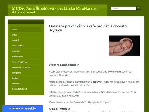 dětská lékařka nýrsko