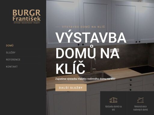 zajistíme výstavbu vašeho rodinného domu na klíč!