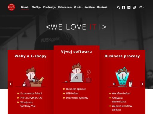 vítej na našem webu! jsme it firma, vyvíjíme mobilní aplikace a software na zakázku, vytváříme weby a e-shopy, webhosting, automatizace a digitalizace.