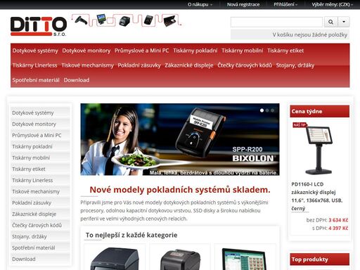 pokladní systémy a periferie